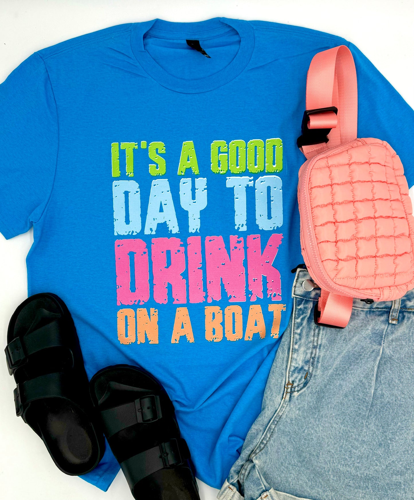 Drink on a Boat Graphic Tee
