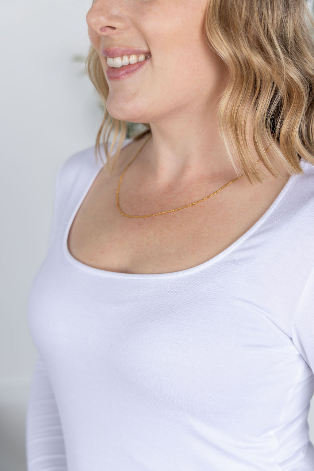 PREBOOK Alyssa Long Sleeve Top - White
