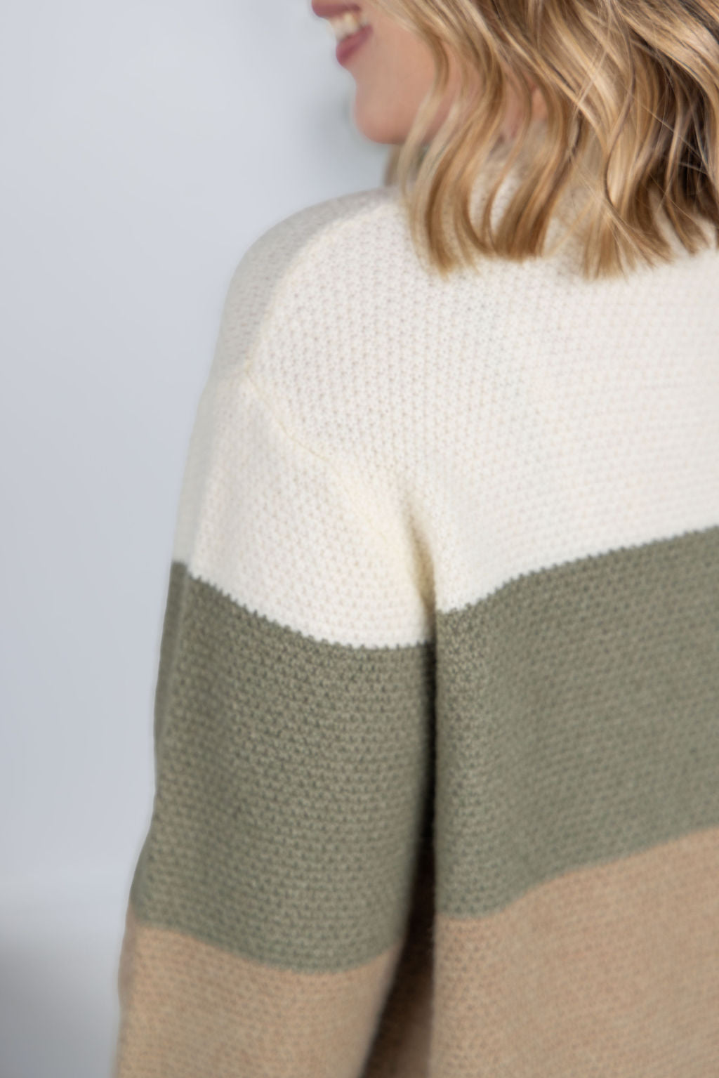 PREBOOK Colorblock Sweater - Neutral Mix