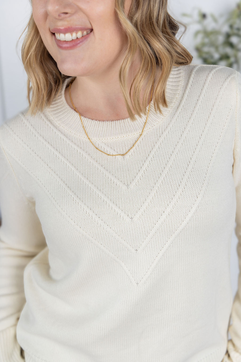 PREBOOK Evelyn Sweater - Ivory