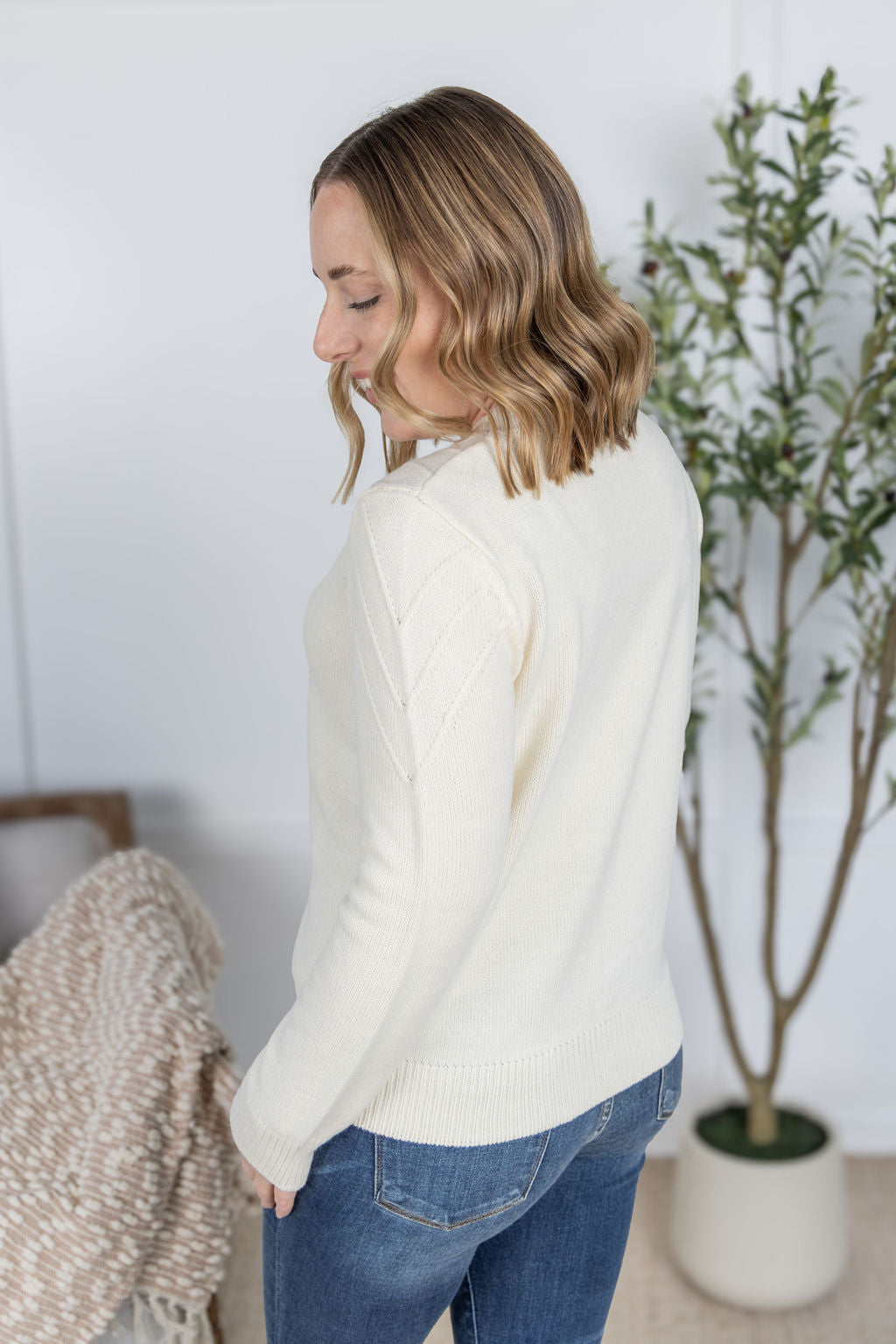 PREBOOK Evelyn Sweater - Ivory