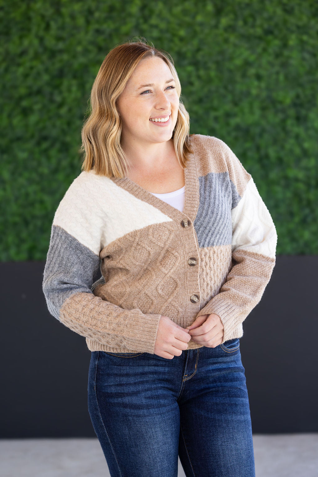 PREBOOK Colorblock Cozy Cardigan