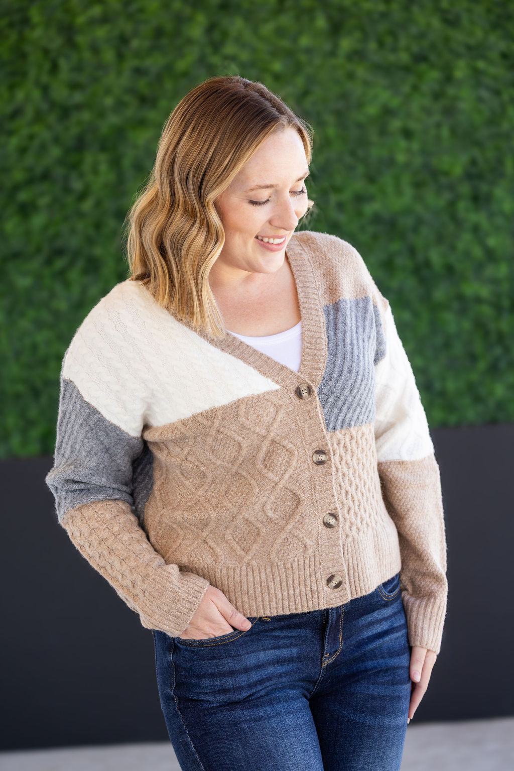 PREBOOK Colorblock Cozy Cardigan