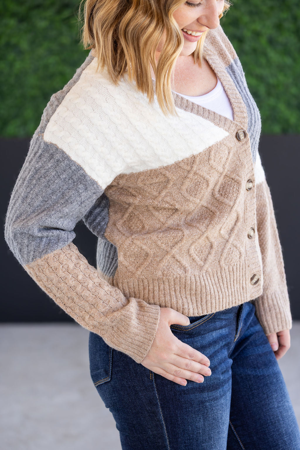 PREBOOK Colorblock Cozy Cardigan