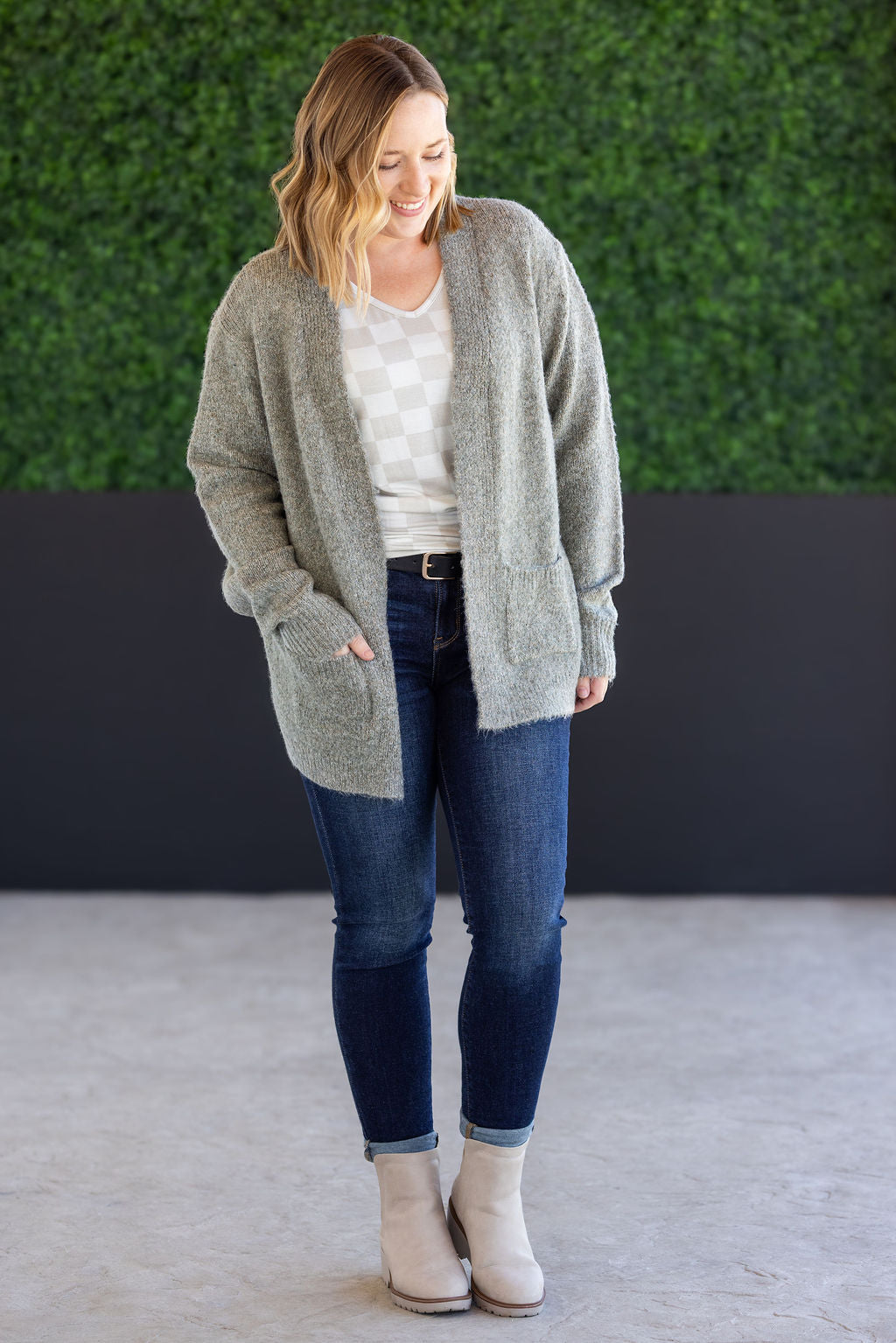 PREBOOK Emerson Cozy Cardigan - Stormy Clouds