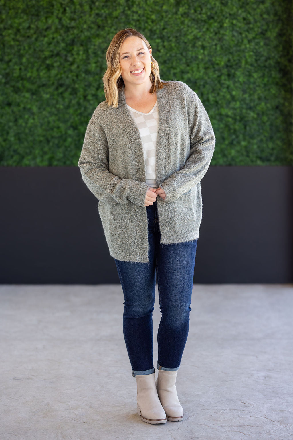 PREBOOK Emerson Cozy Cardigan - Stormy Clouds