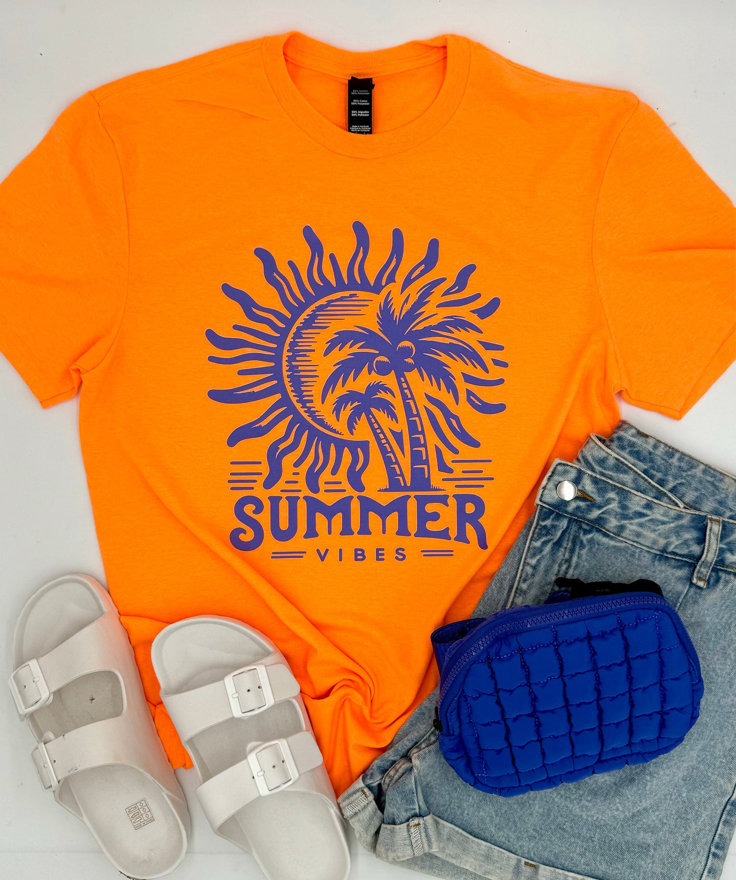 Neon Summer Vibes Graphic Tee
