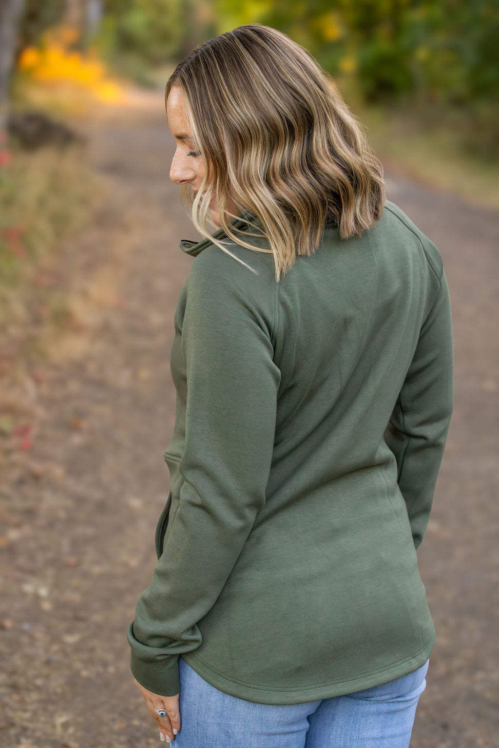 PREBOOK Mia Scuba Halfzip - Olive
