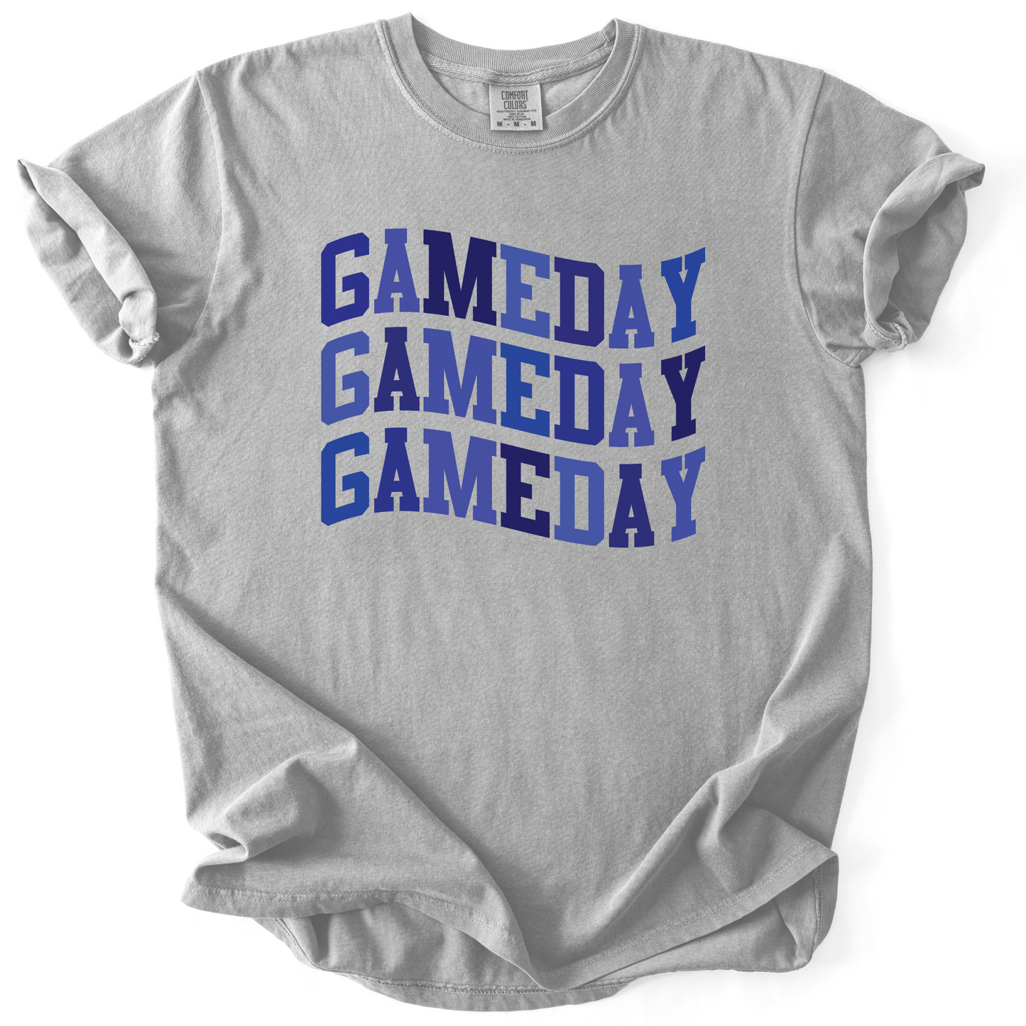 Gameday Wave Custom Graphic Tees - BLACK OR GREY TEE