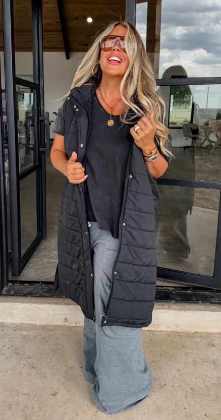 PREBOOK Blakeley Kendall Long Puffer Vest