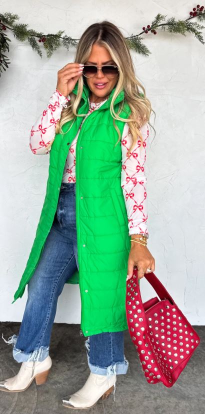 PREBOOK Blakeley Kendall Long Puffer Vest
