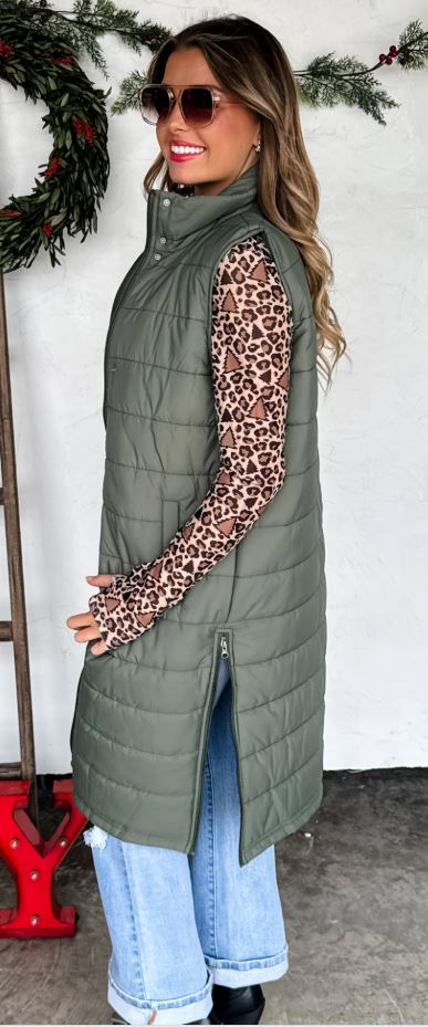 PREBOOK Blakeley Kendall Long Puffer Vest