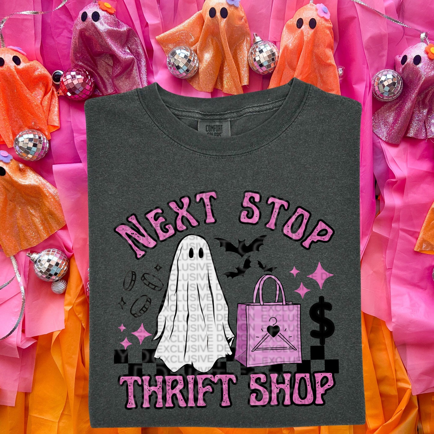 Next stop thrift shop comfort colors Tshirt