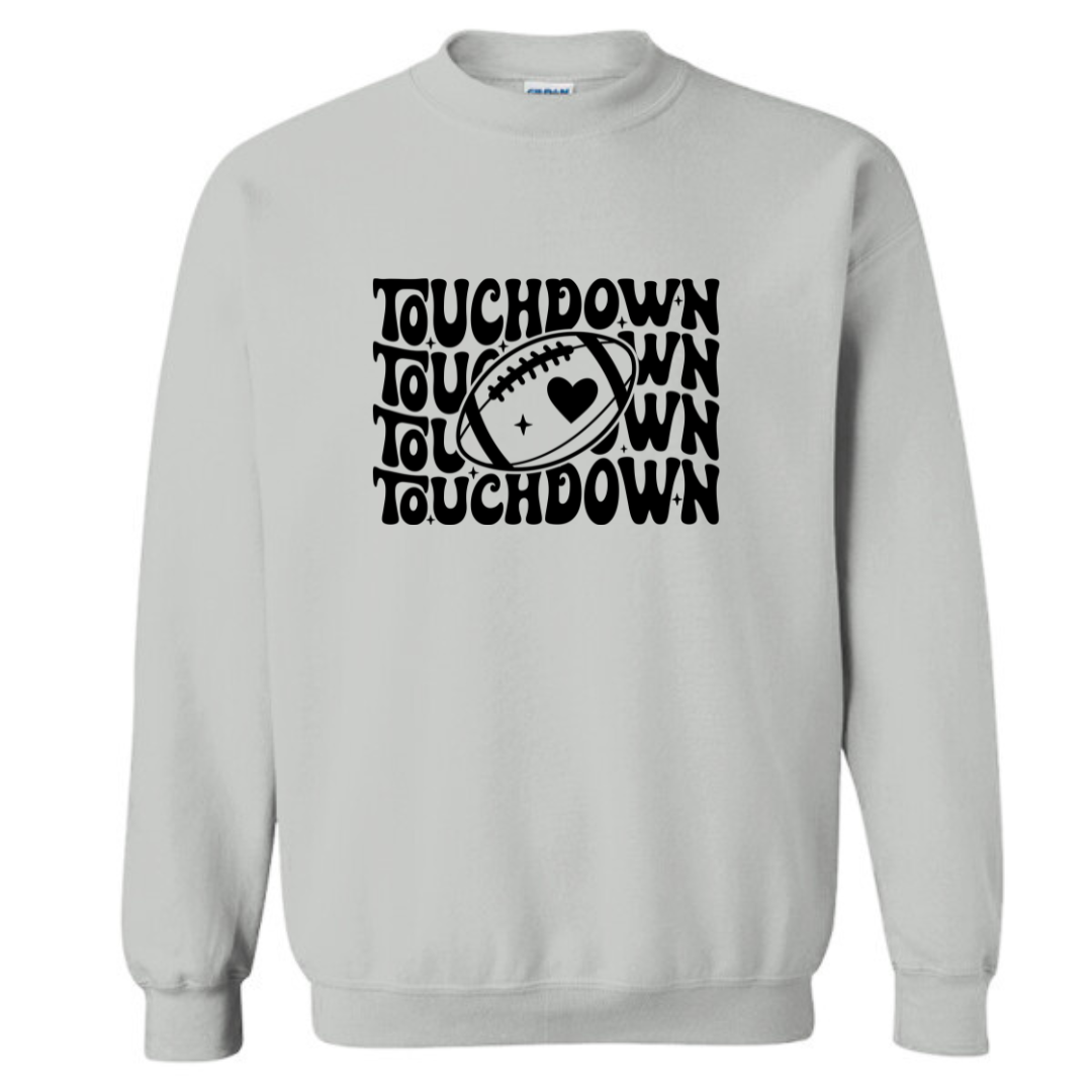 Touchdown Stacked Football Crew