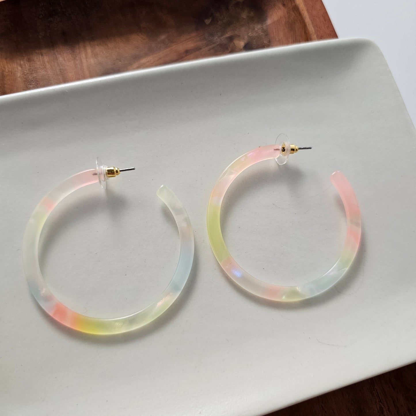 Cameron Hoops - Iridescent Neon