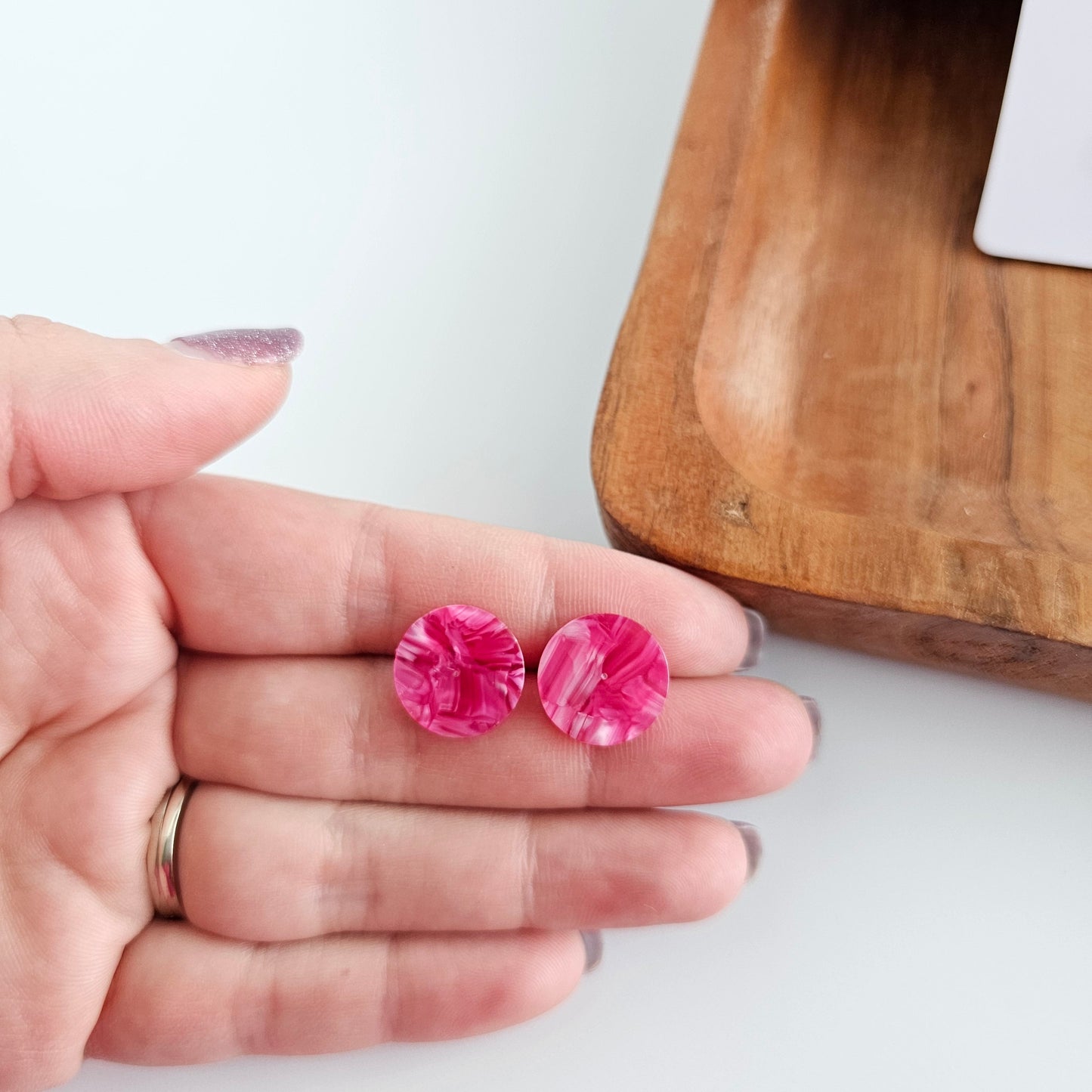 Sophie Studs - Raspberry *Limited Edition*