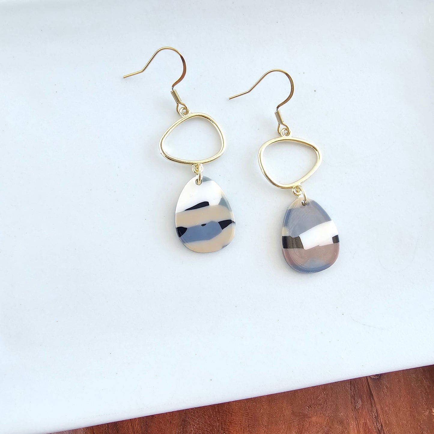 Quinn Earrings - Camo