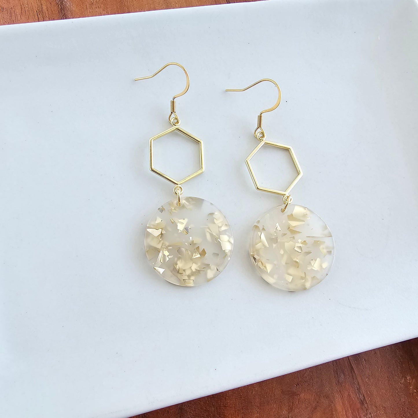 Layla Earrings - Gold Flake