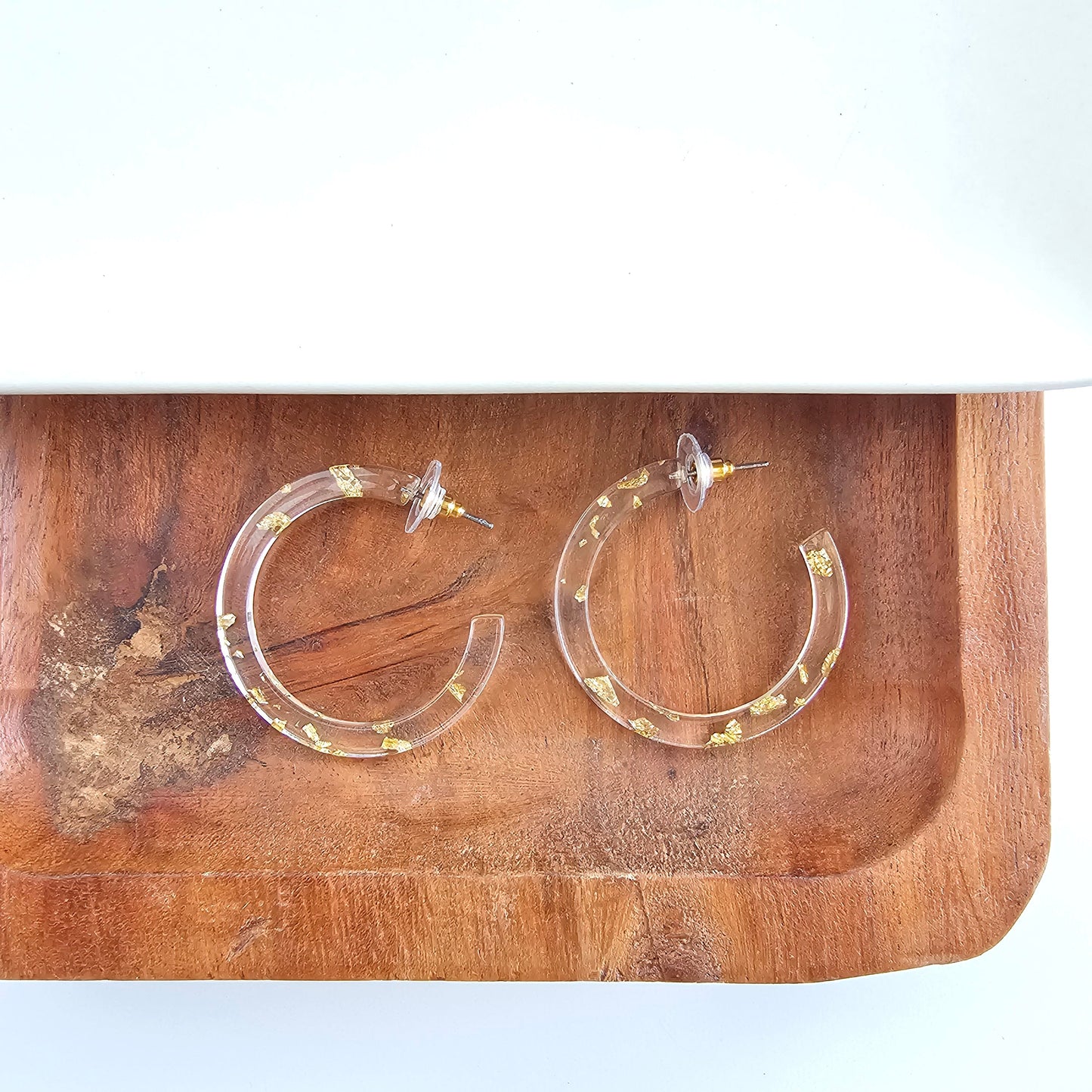 Camy Hoops - Gold Foil