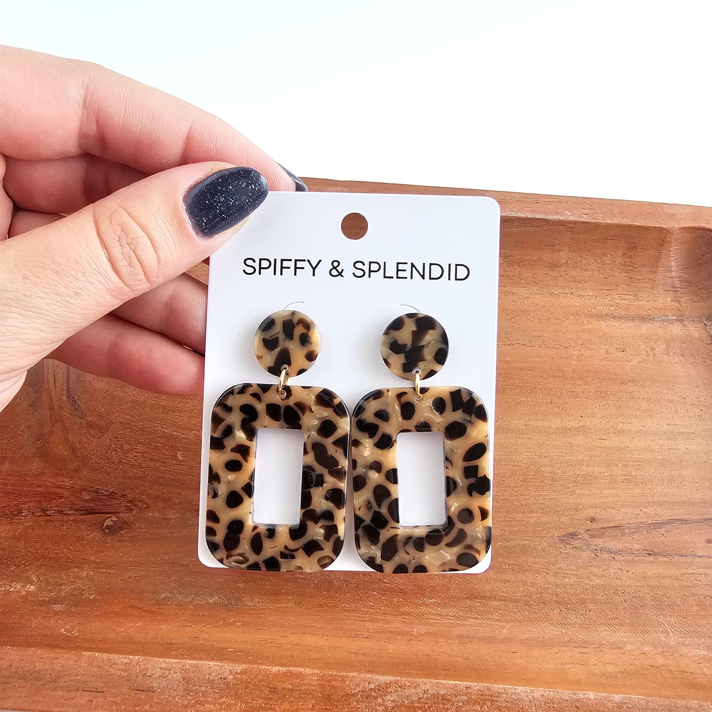 Margot Earrings - Cheetah