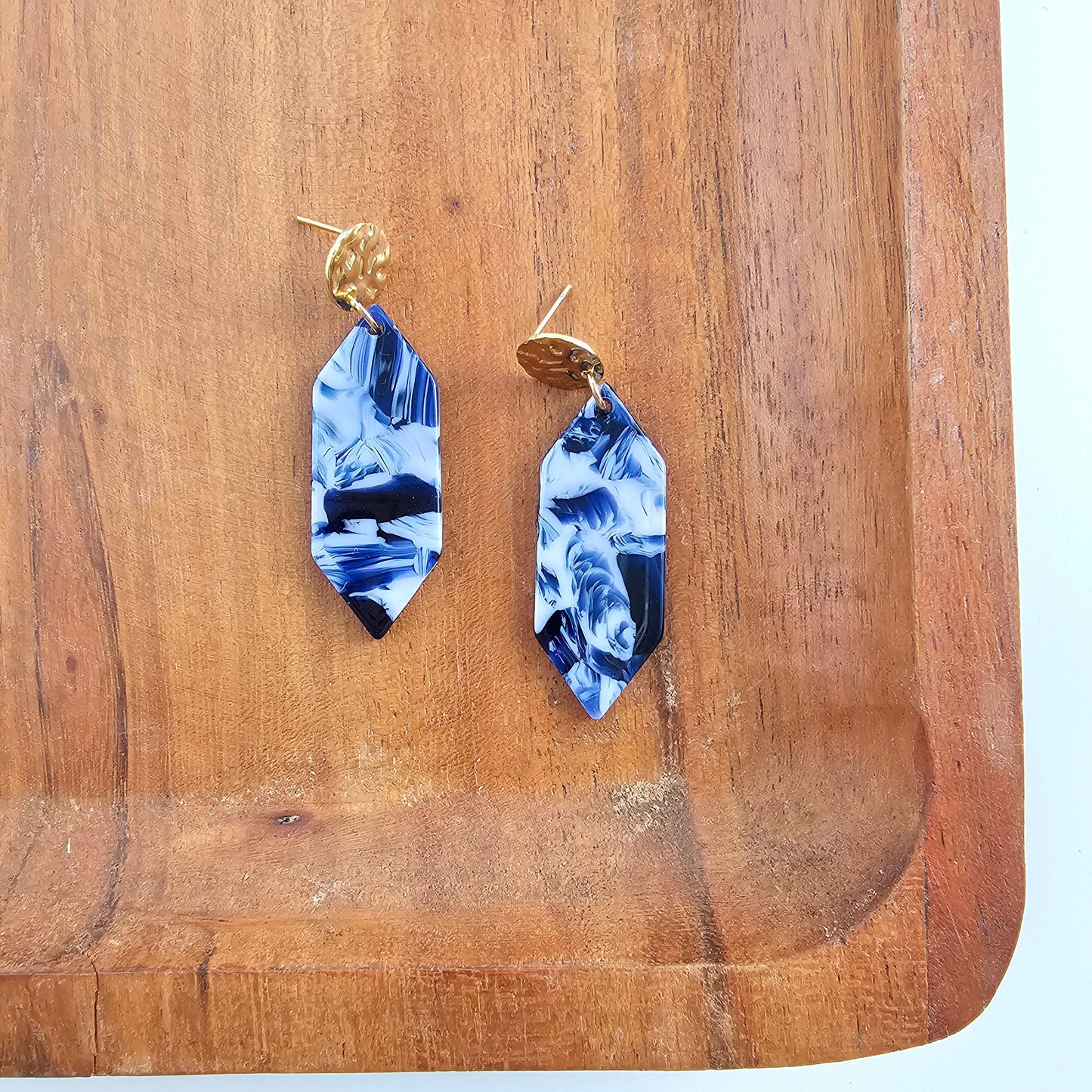 Gemma Earrings - Ocean Waves