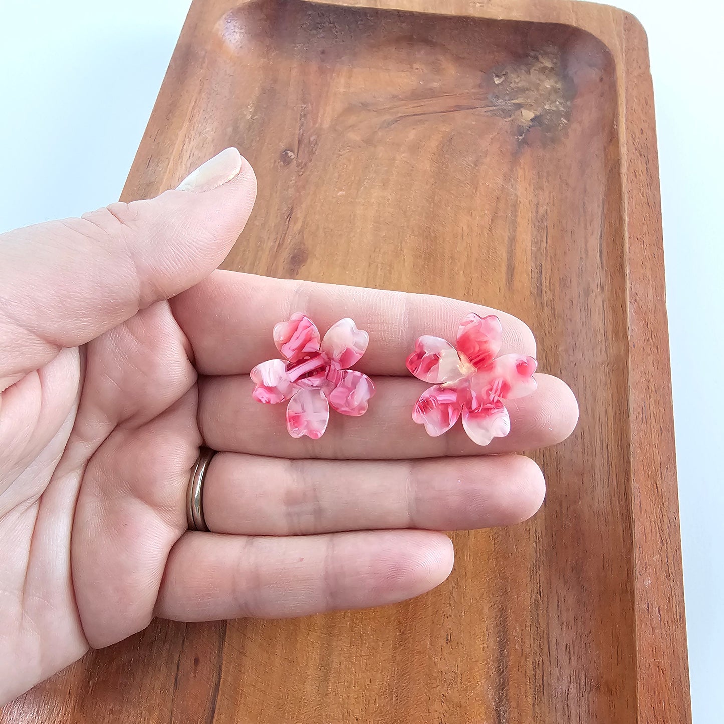 Blossom Studs - Rosey