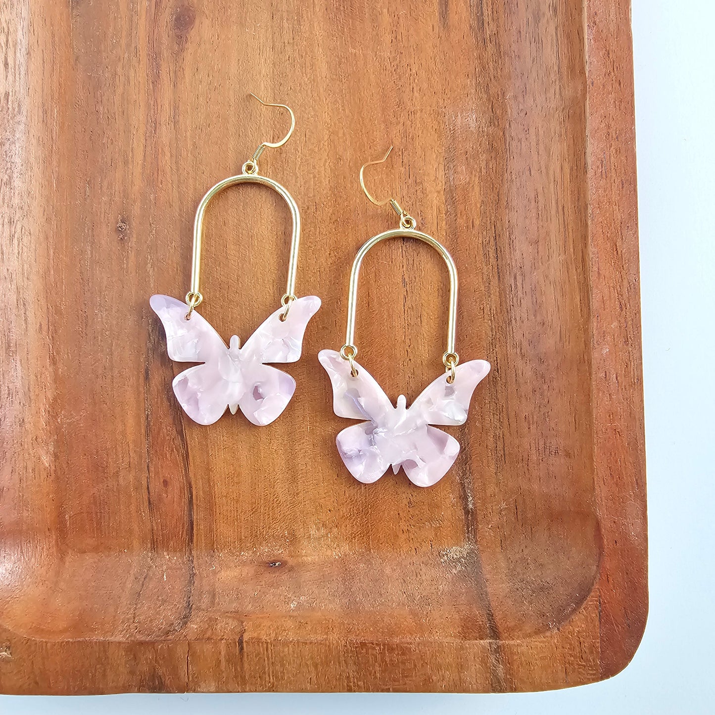 Bindi Butterfly Earrings - Ballet Slipper