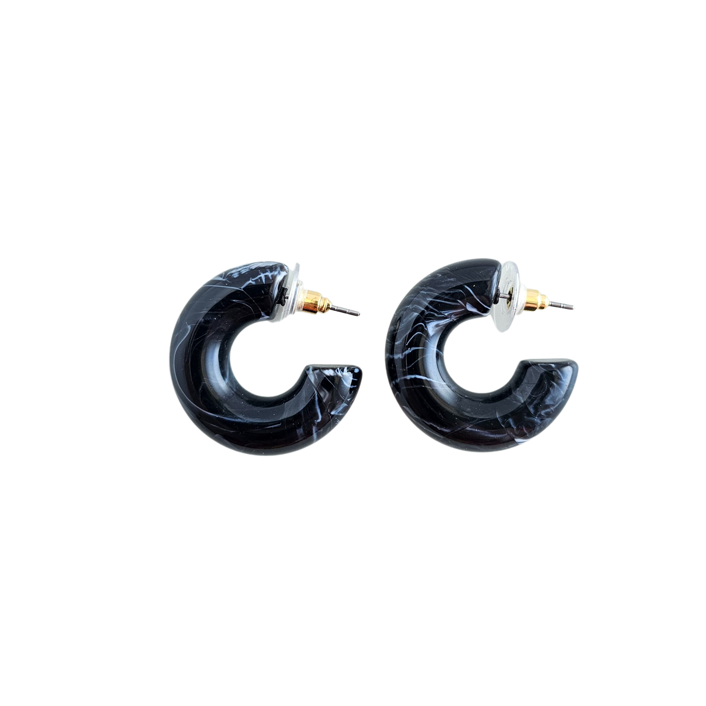 Chloe Hoops - Black