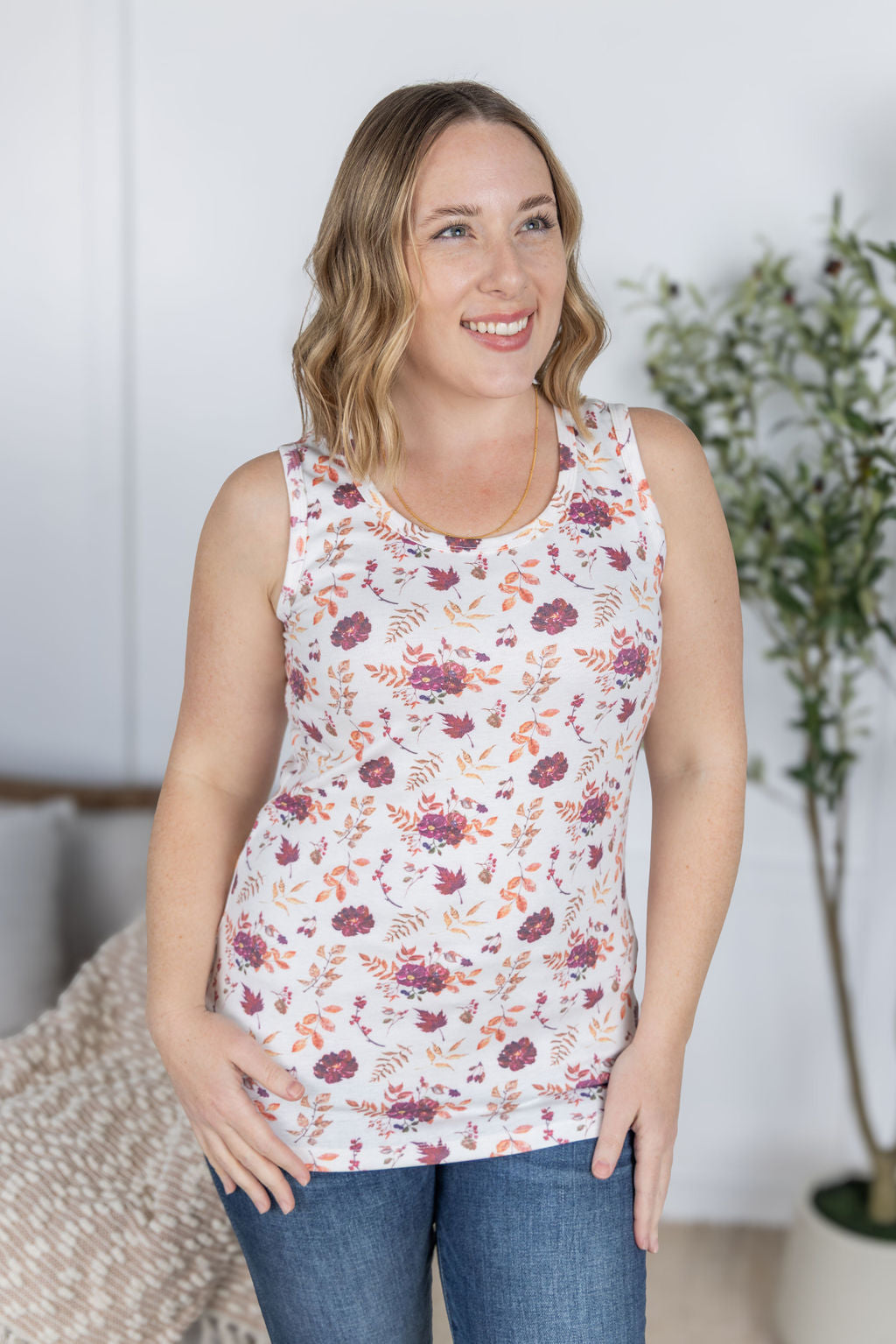 PREBOOK Ava Tank - Autumn Floral