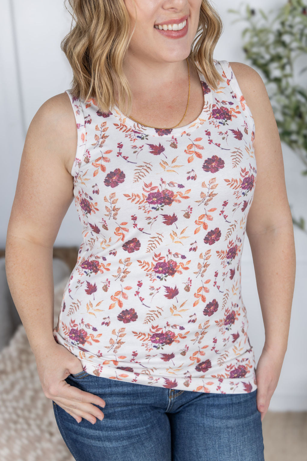 PREBOOK Ava Tank - Autumn Floral