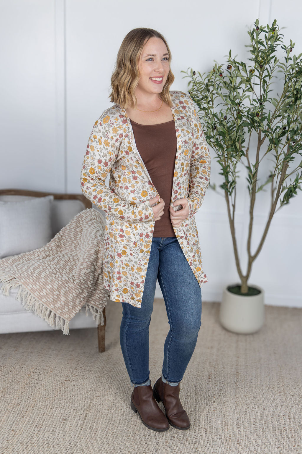 PREBOOK Classic Cardigan - Fall Vintage Floral