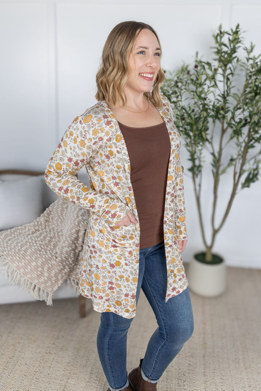 PREBOOK Classic Cardigan - Fall Vintage Floral