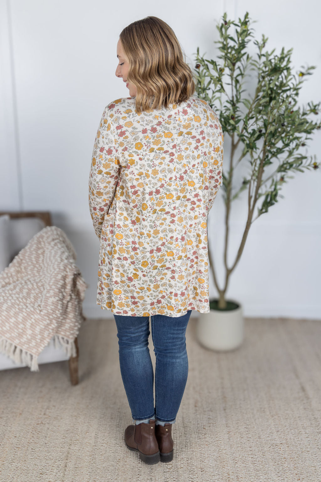 PREBOOK Classic Cardigan - Fall Vintage Floral