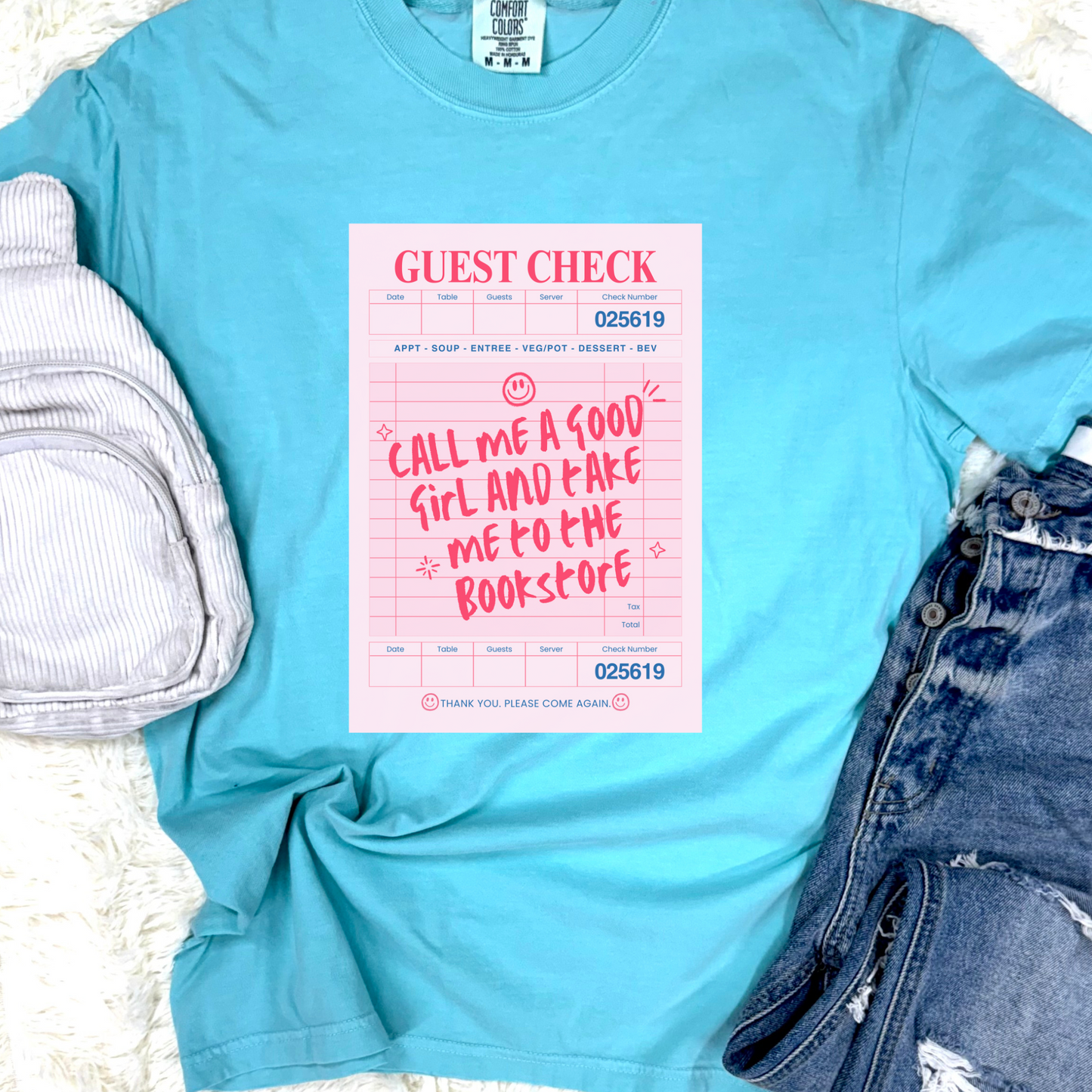 Guest Check Bookstore Graphic Tee