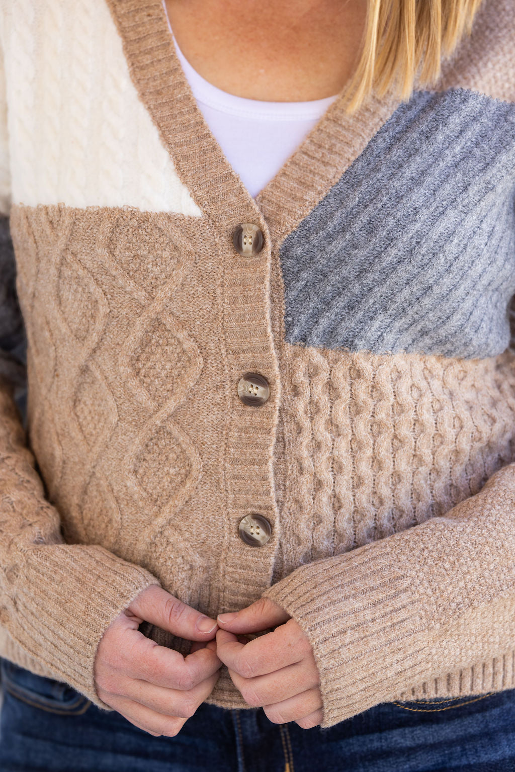 PREBOOK Colorblock Cozy Cardigan