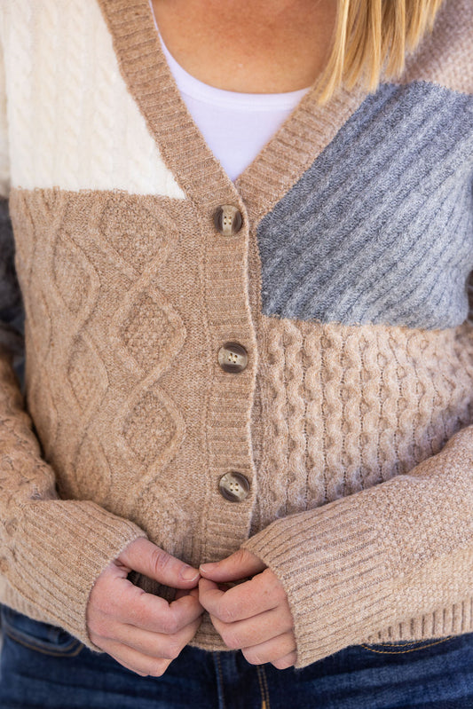 PREBOOK Colorblock Cozy Cardigan