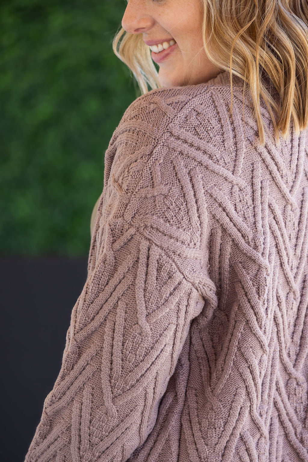 PREBOOK Brooks Button Sweater Cardigan - Light Mocha