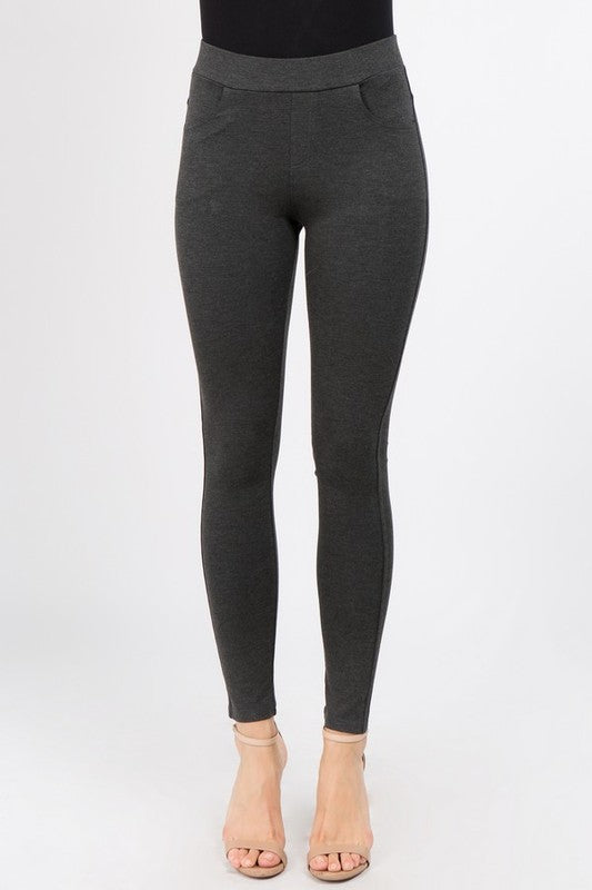 My Perfect Ponte Pants in Charcoal