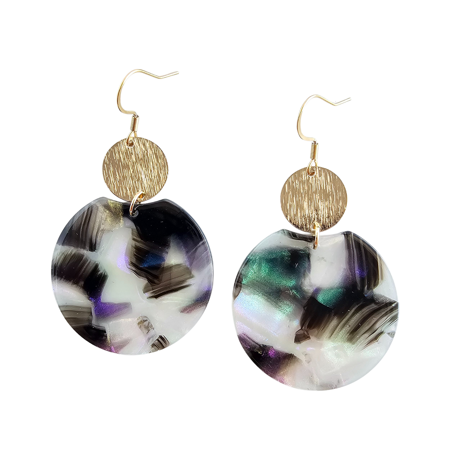 Zoey Earrings - Midnight Opal