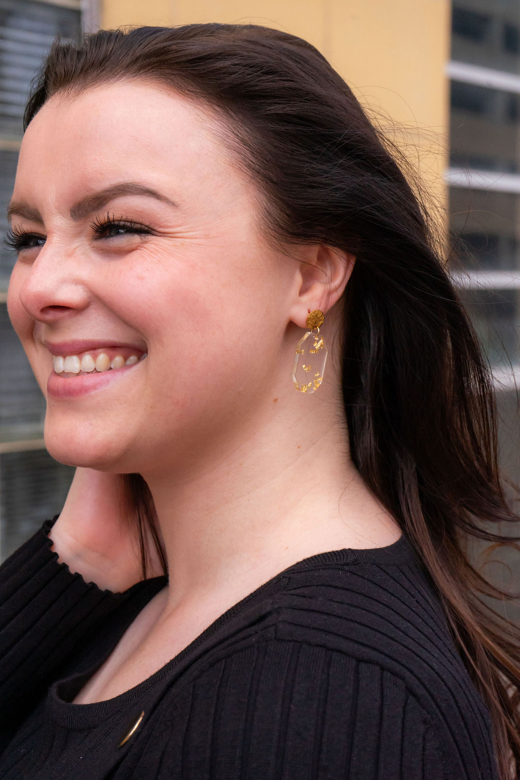 Lexi Earrings - Gold Foil