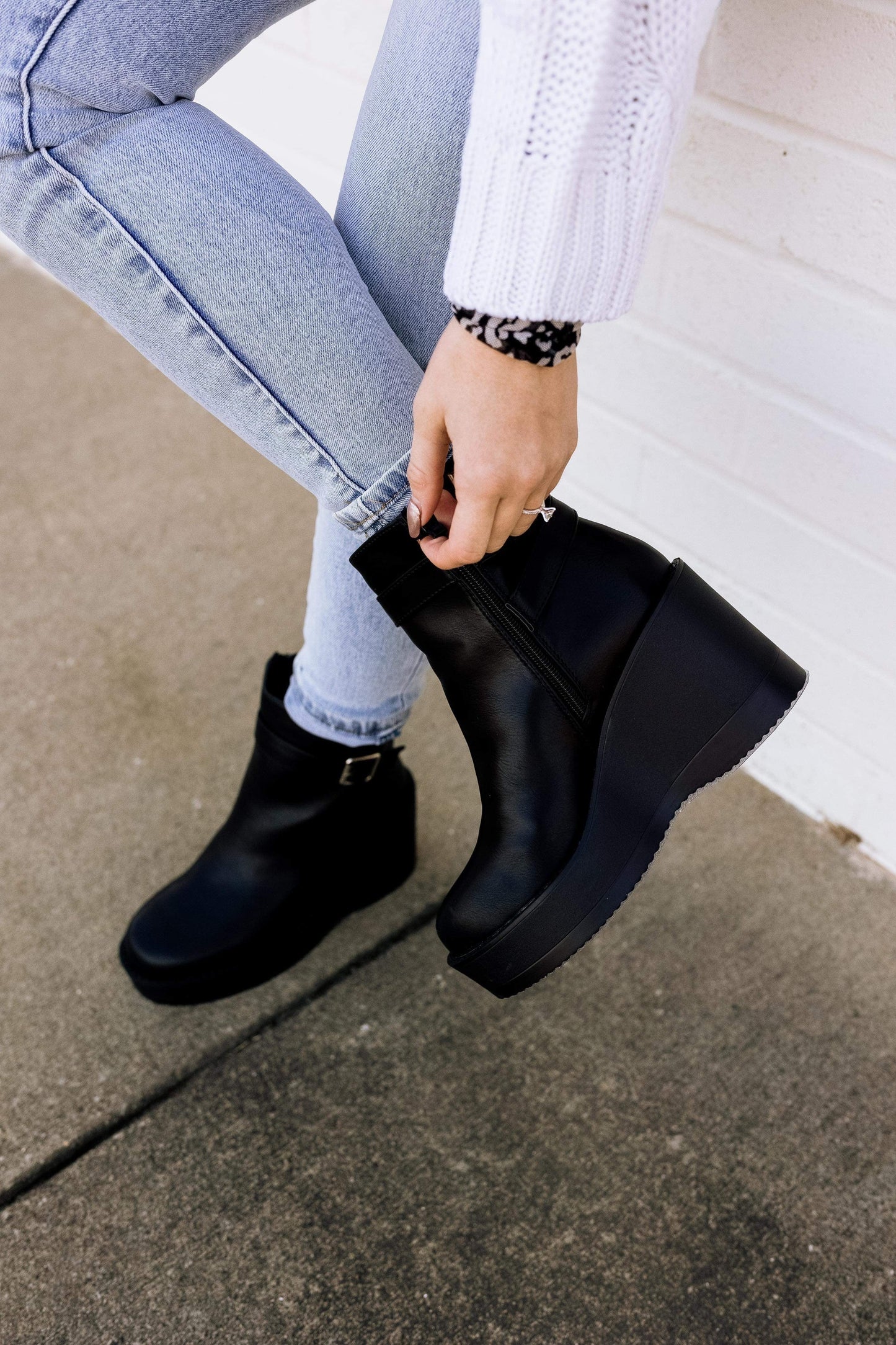 Alexa Wedge Bootie