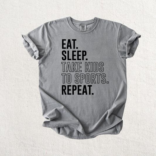 Eat Sleep Take Kids Graphic Tee
