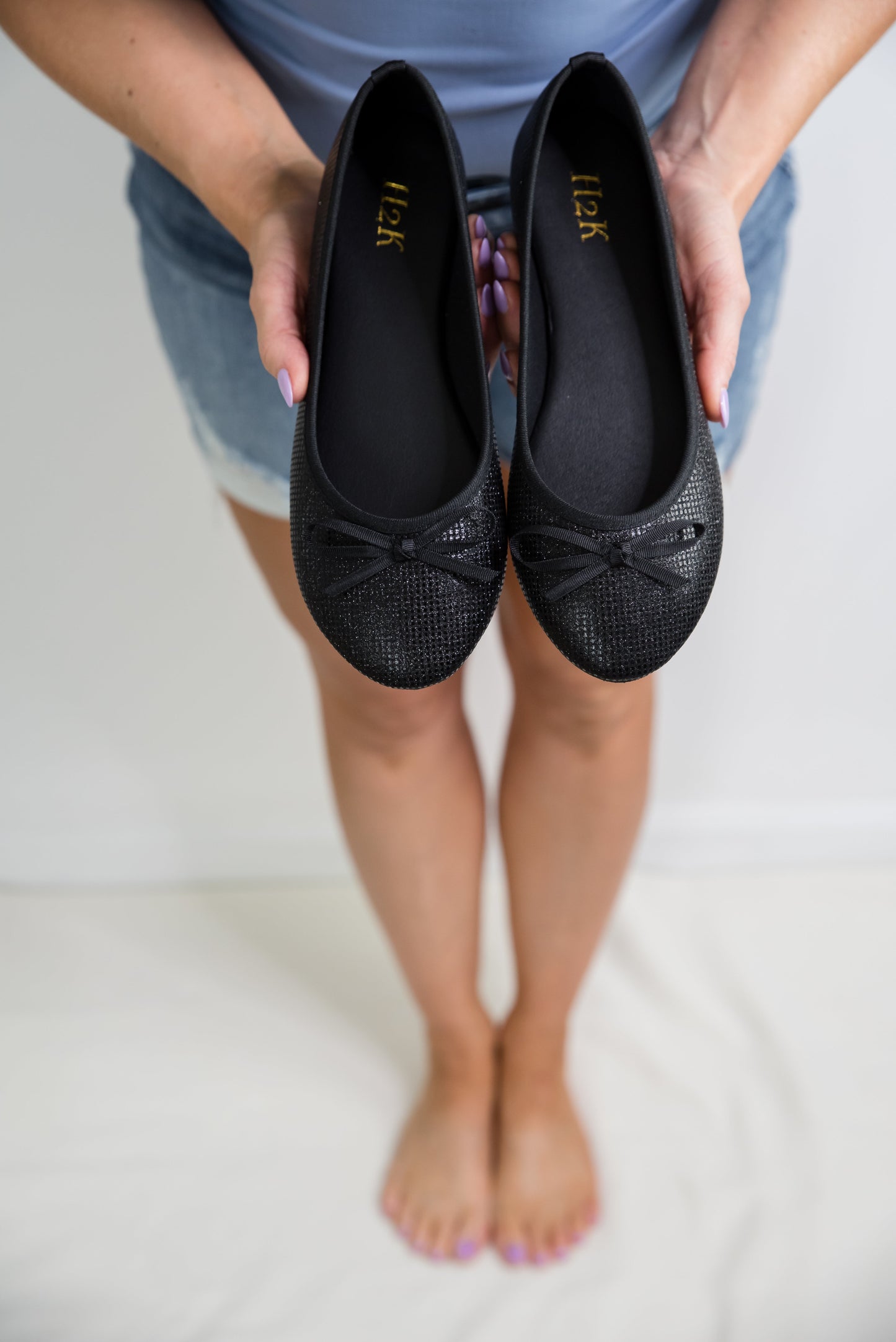 Touch of Magic Flats in Black