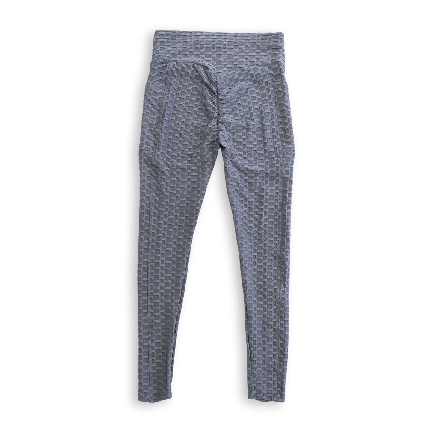 Take It Easy Tik-Tok Pocket Leggings in Grey