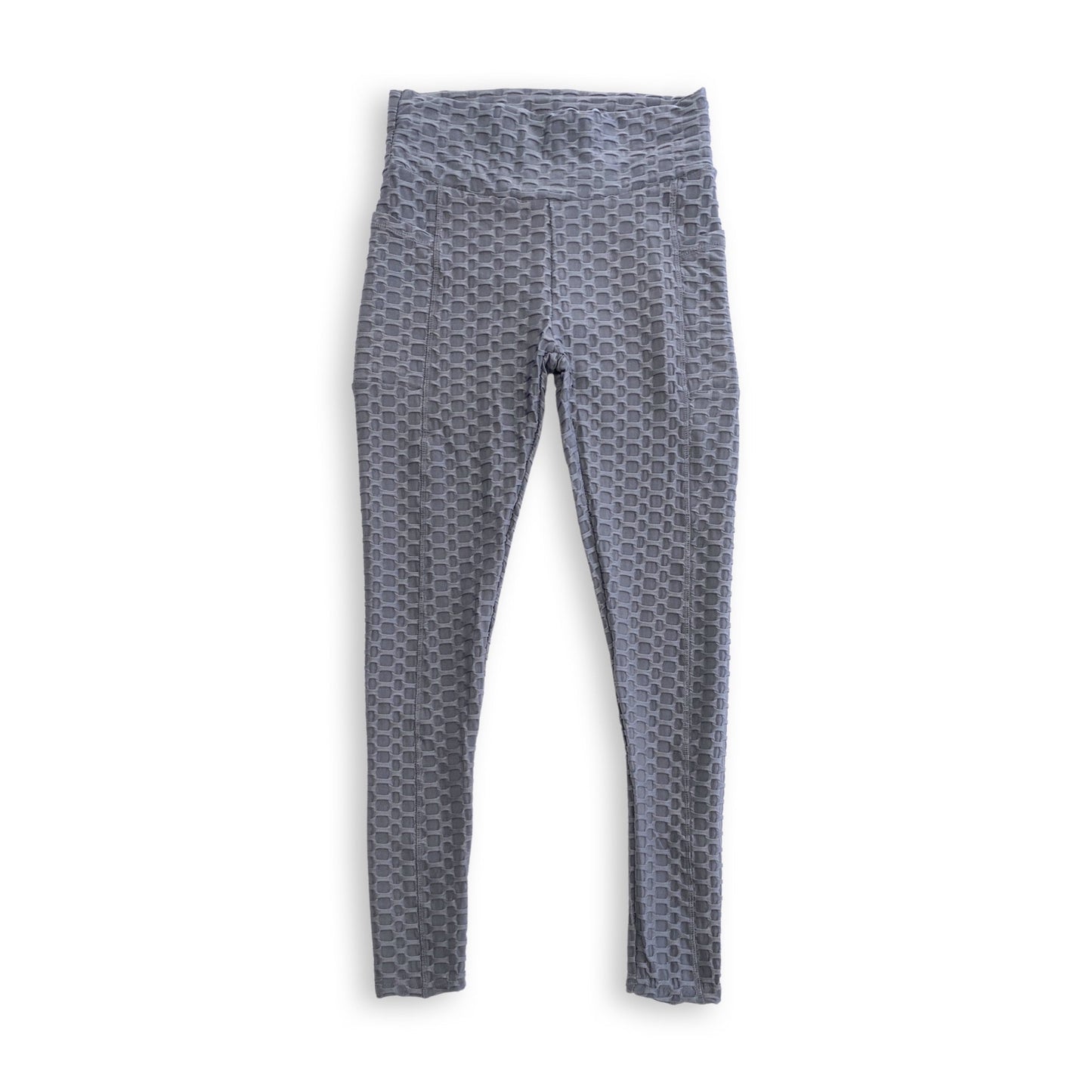 Take It Easy Tik-Tok Pocket Leggings in Grey