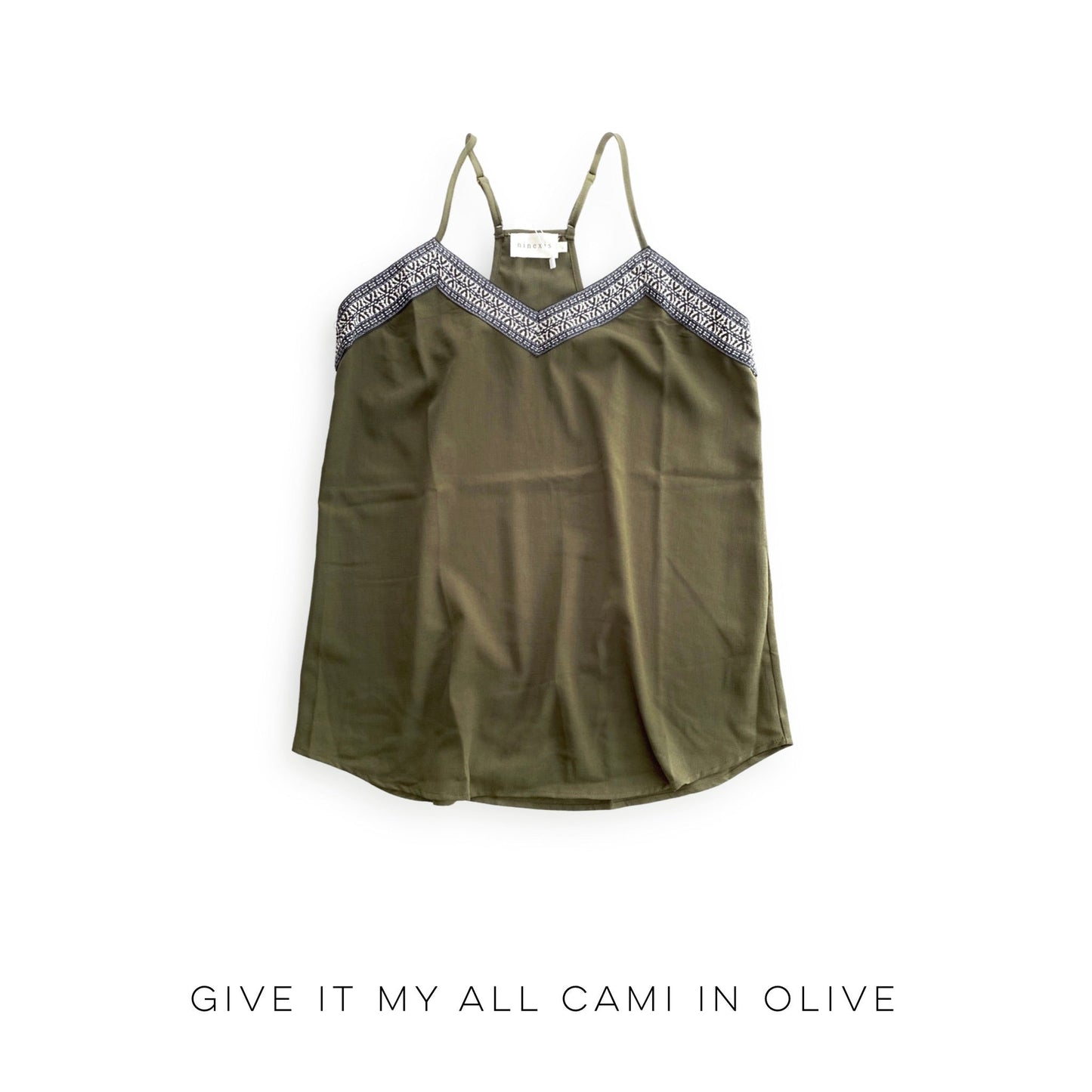 Give it My All Cami in Olive