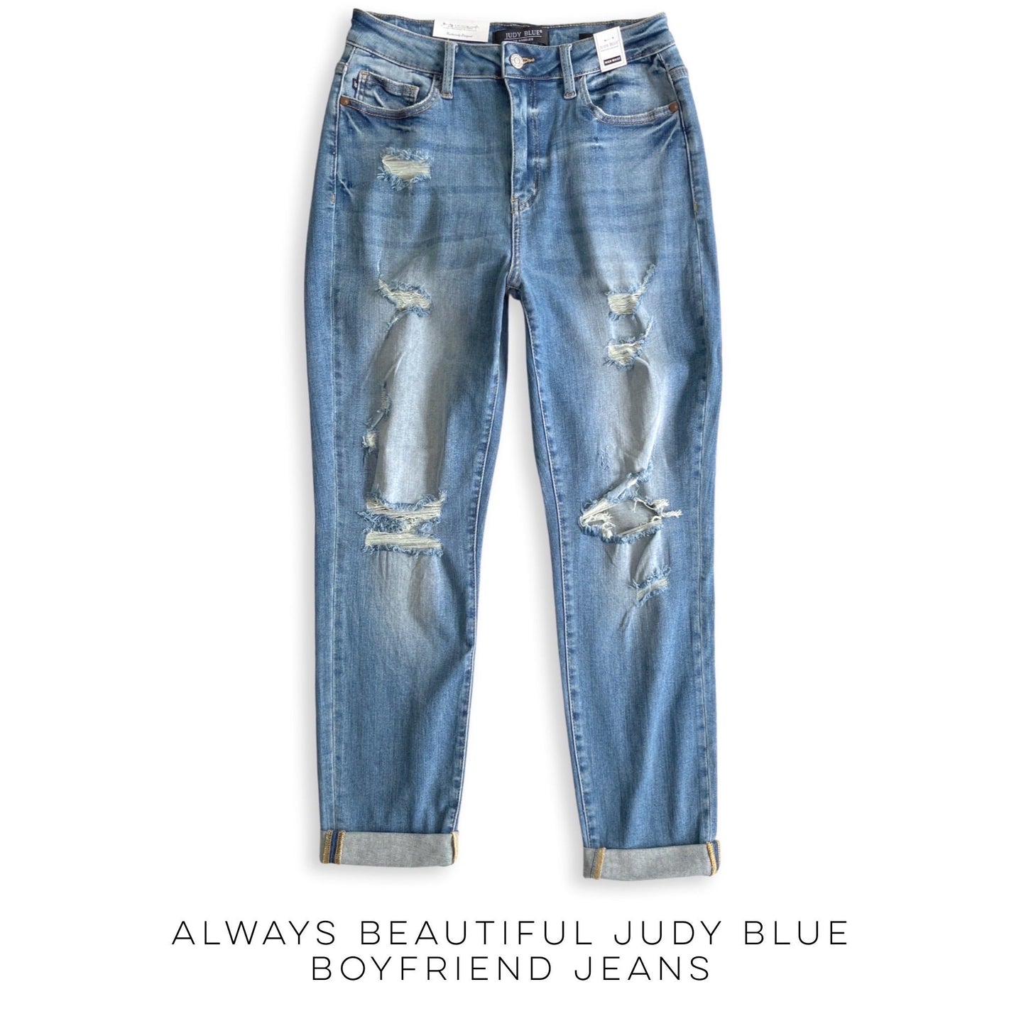 Always Beautiful Judy Blue Boyfriend Jeans