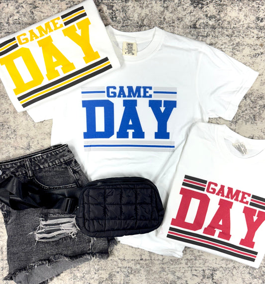 Game Day Block Custom Graphic Tee