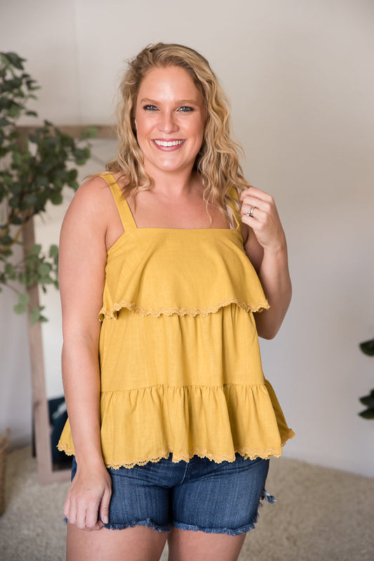 Sweet Like Honey Sleeveless Top