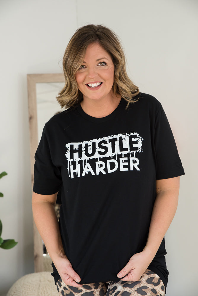 Hustle Harder Graphic Tee